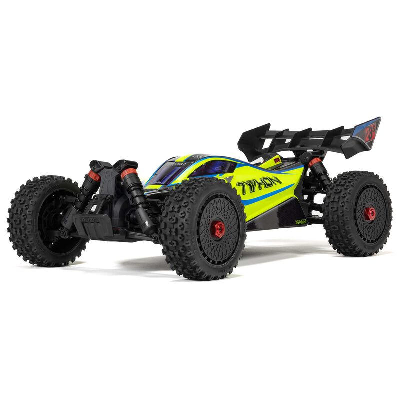 Arrma 1/8 Typhon 223S SCX 4x4 brushless buggy RTR - Geel