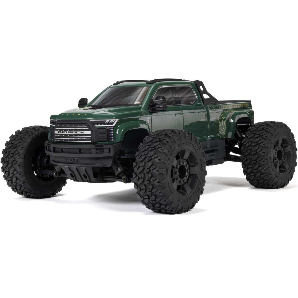 Arrma 1/10 Big Rock 223S DSC 4x4 brushless truck RTR - Groen