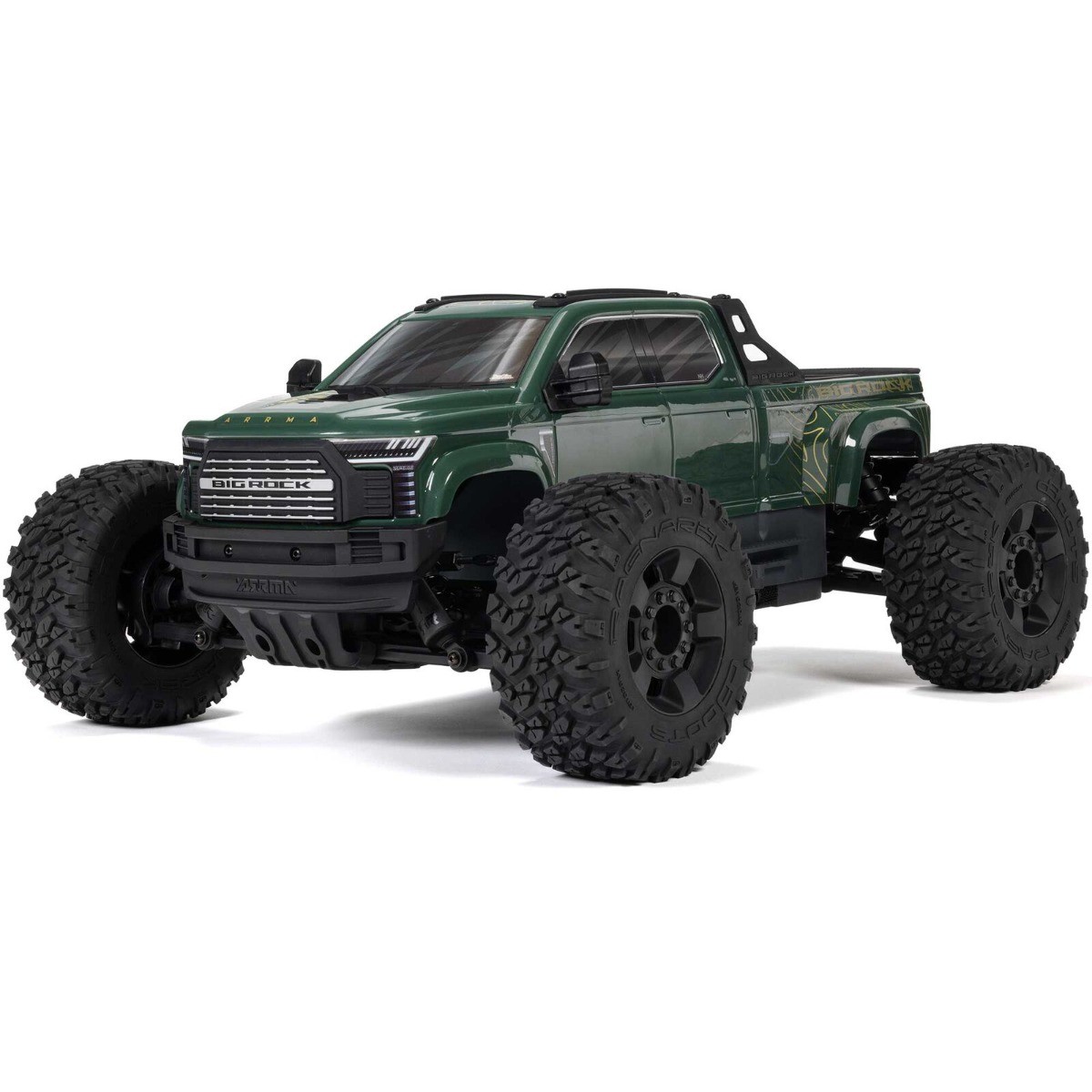 Arrma 1/10 Big Rock 223S DSC 4x4 brushless truck RTR - Groen