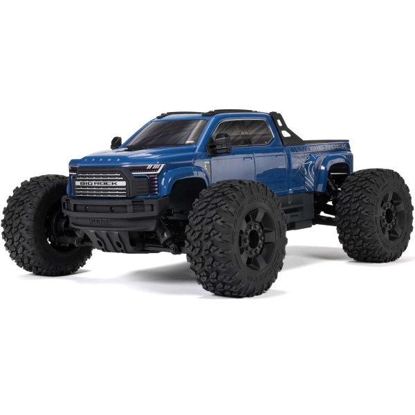 Arrma 1/10 Big Rock 223S DSC 4x4 brushless truck RTR - Blauw