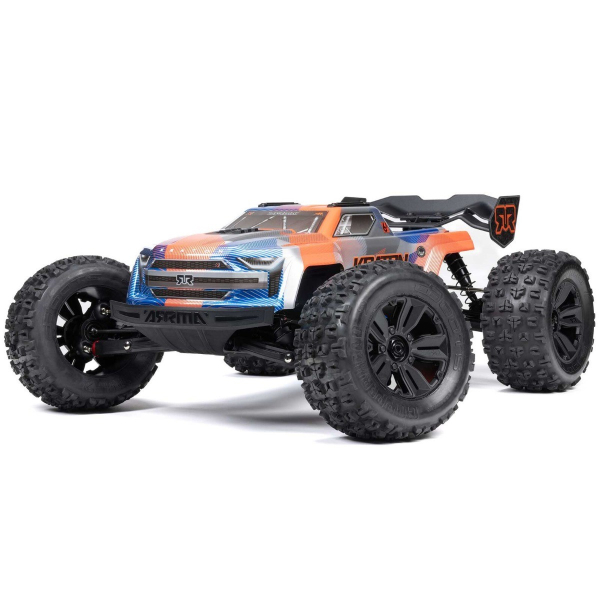 Arrma Kraton 6S V6 BLX RTR - Blauw/Oranje