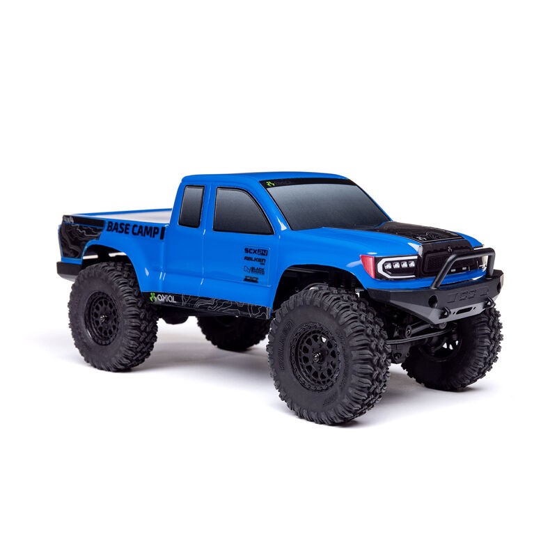 Axial SCX24 Base Camp 4X4 Rock Crawler RTR - Blauw