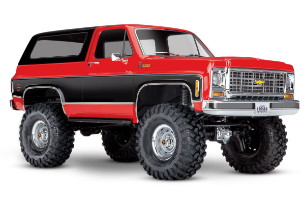 Traxxas TRX-4 1972 Chevrolet Blazer - Rood (Clipless Body)