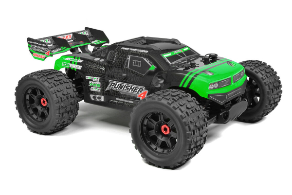 Team Corally Punisher 4 brushless truggy RTR - Groen