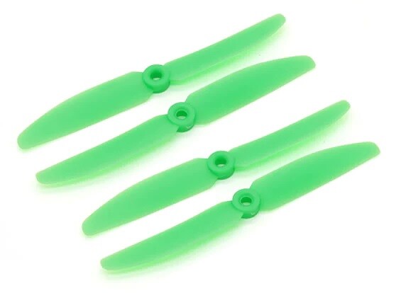 TRC - 5x3 (5030) Propellers (2x CW & 2x CCW) - Groen