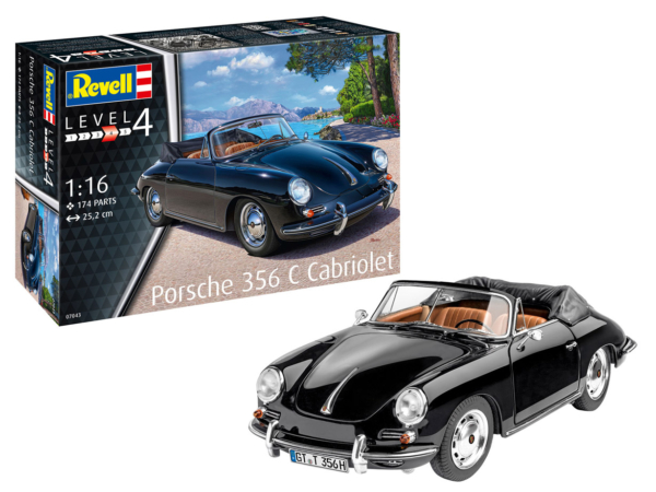 Revell 1/16 Porsche 356 C Carbriolet