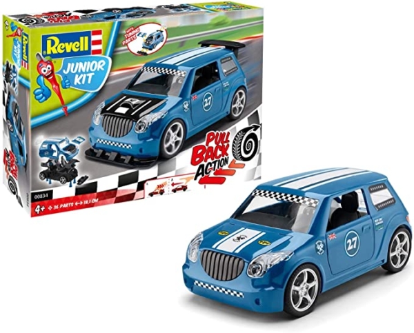 Revell Pull Back Rally Car - Blauw