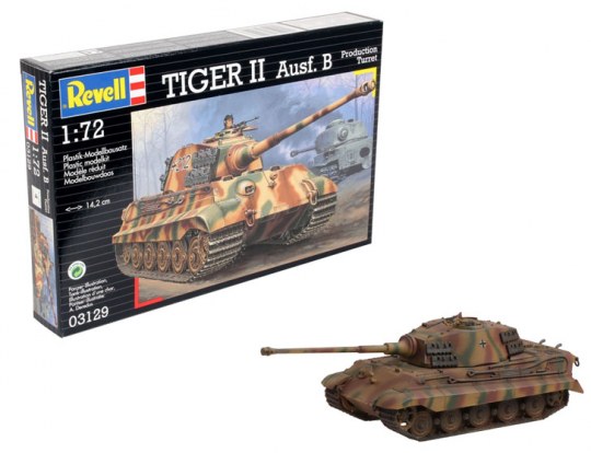 Revell 1/72 Tiger II Ausf. B Model-set