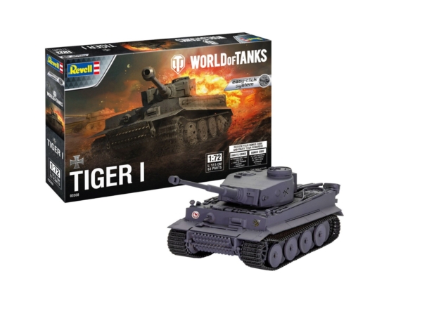 Revell 1/72 World of Tanks Tiger I (Easy-Click)