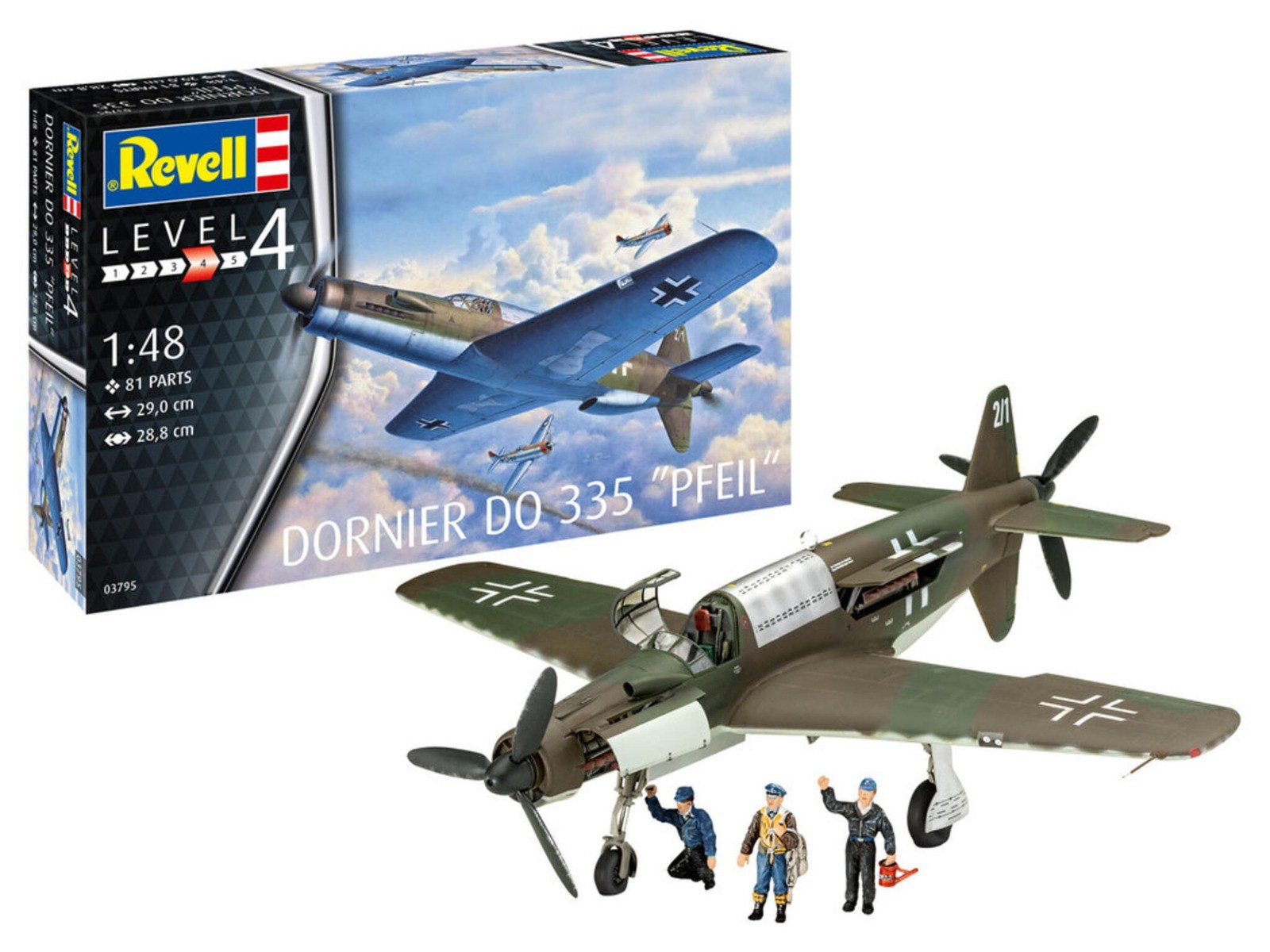 Revell 1/48 Dornier Do 335 Pfeil