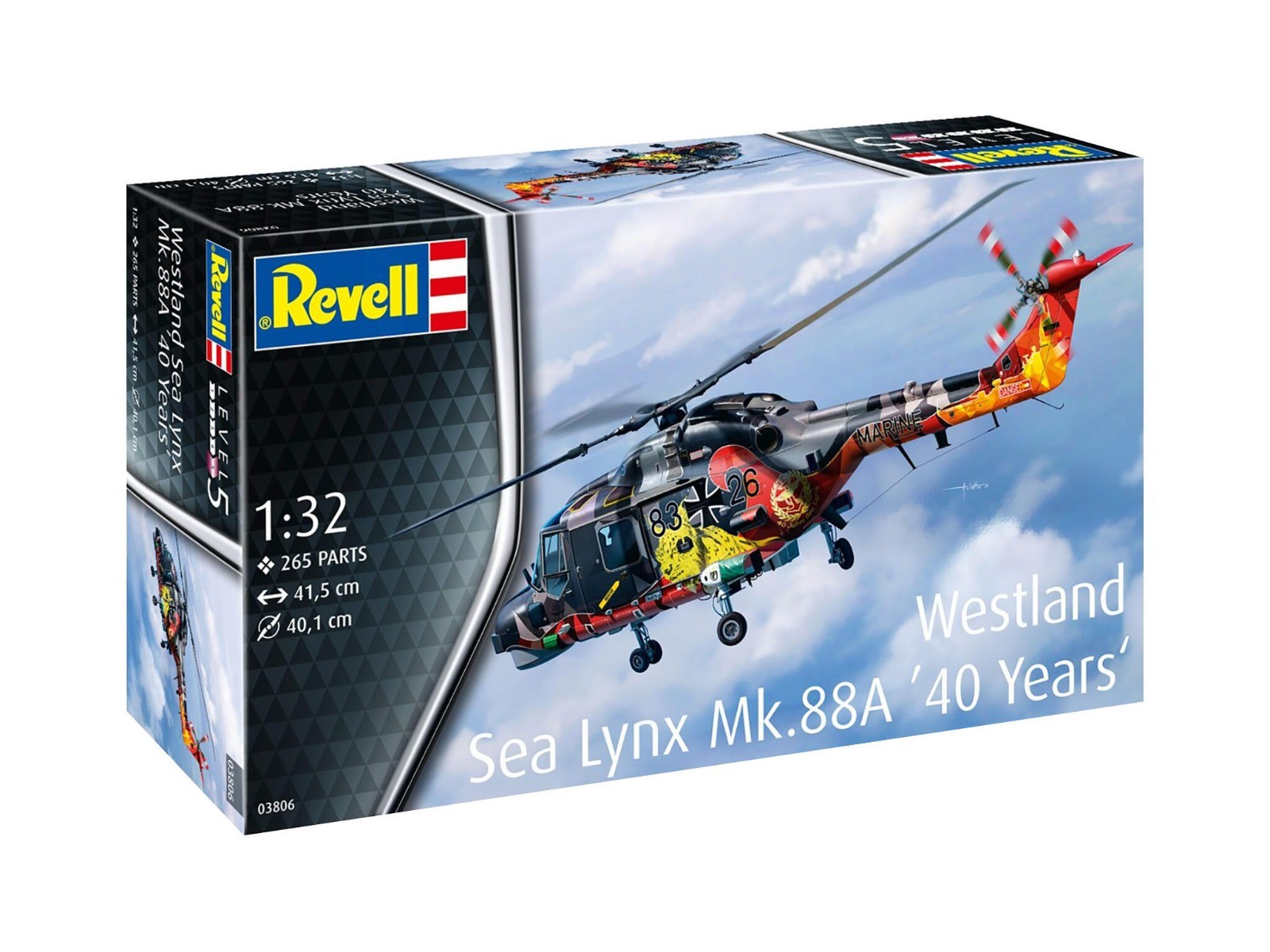 Revell 1/32 Westland Sea Lynx Mk.88A (40 Years Special Edition)