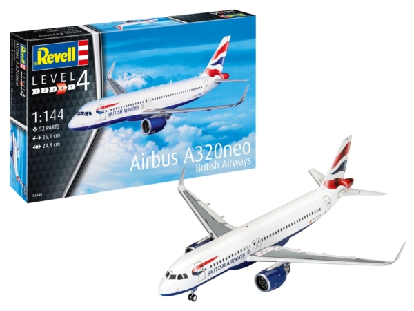 Revell 1/144 Airbus A320 neo British Airways Model-set