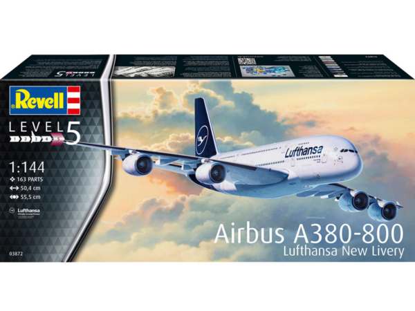 Revell 1/144 Airbus A380-800 Lufthansa New Livery