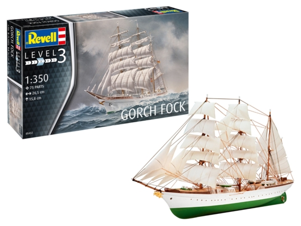 Revell 1/350 Gorch Fock - Model Set