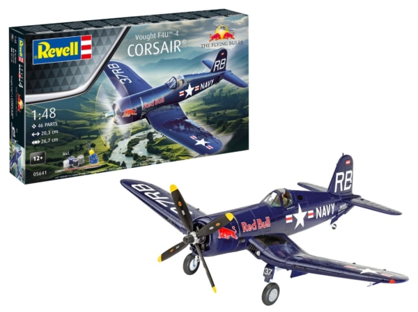 Revell 1/48 Flying Bulls Vought F4U-4 Corsair Cadeauset