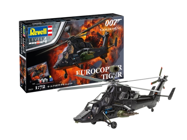 Revell 1/72 Eurocopter Tiger - James Bond 007 (GoldenEye) Geschenkset