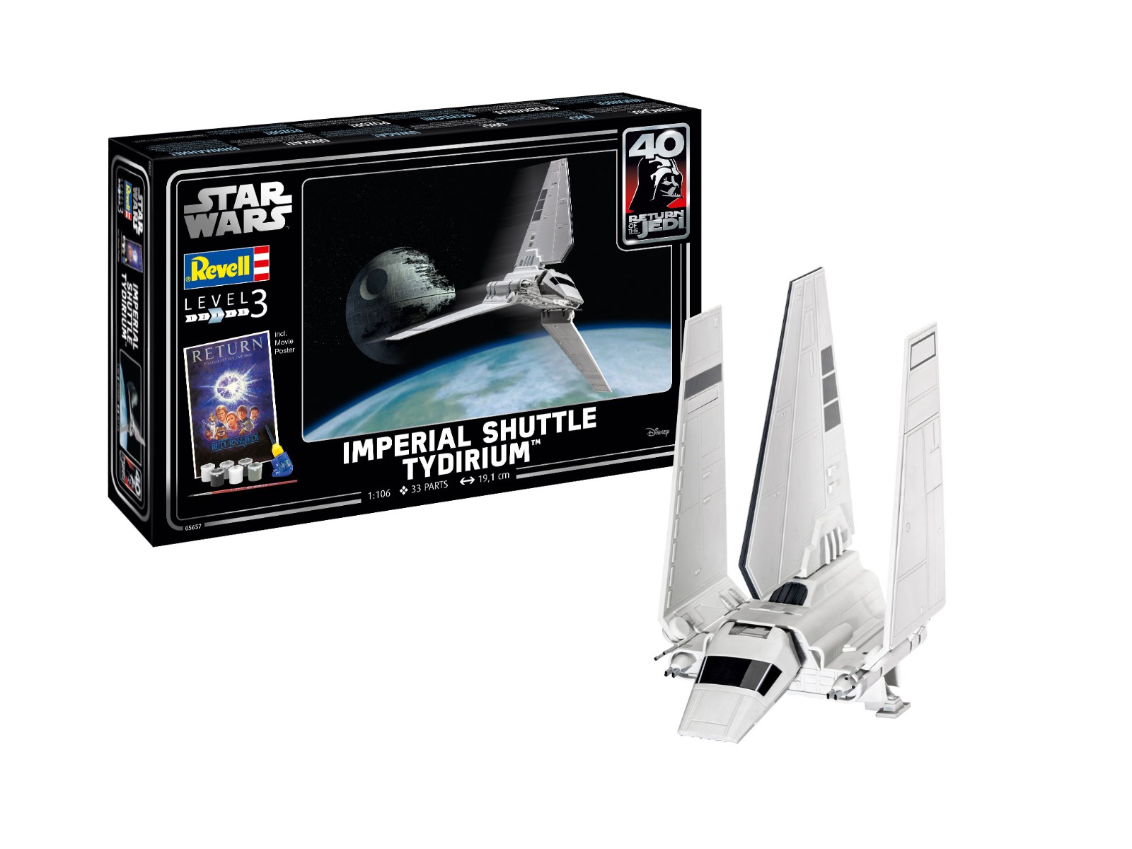 Revell 1/106 Star Wars Imperial Shuttle Tydirium - Gift Set