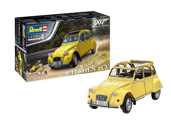 Revell 1/24 Citroen 2CV - James Bond 007 (For Your Eyes Only) Geschenkset