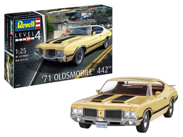 Revell 1/25 Oldsmobile 442 1971 - Model Set