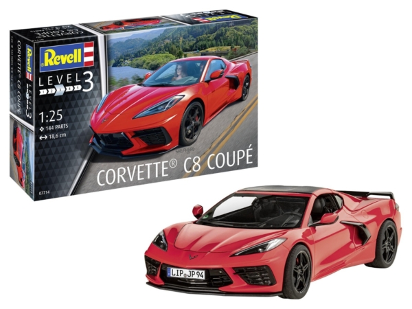 Revell 1/24 Corvette C8 Coupé Model Set