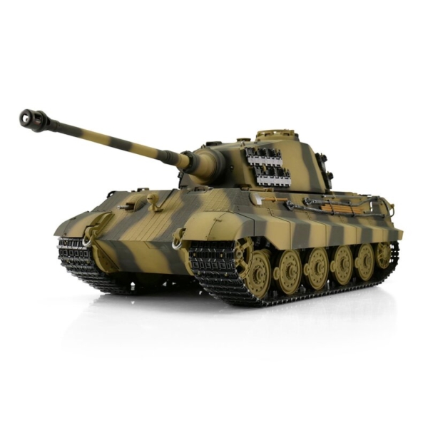 Torro Pro-Edition RC Tank 1/16 Königstiger camo BB + rook luxe houten krat