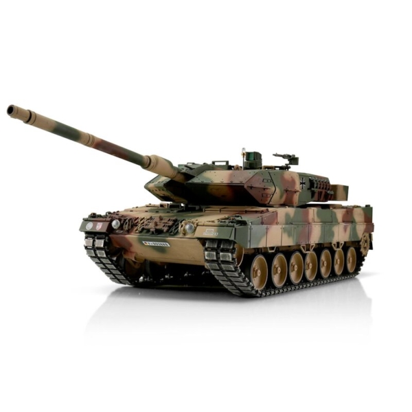 Torro 1/16 RC Leopard 2A6 camo IR in luxe houten krat