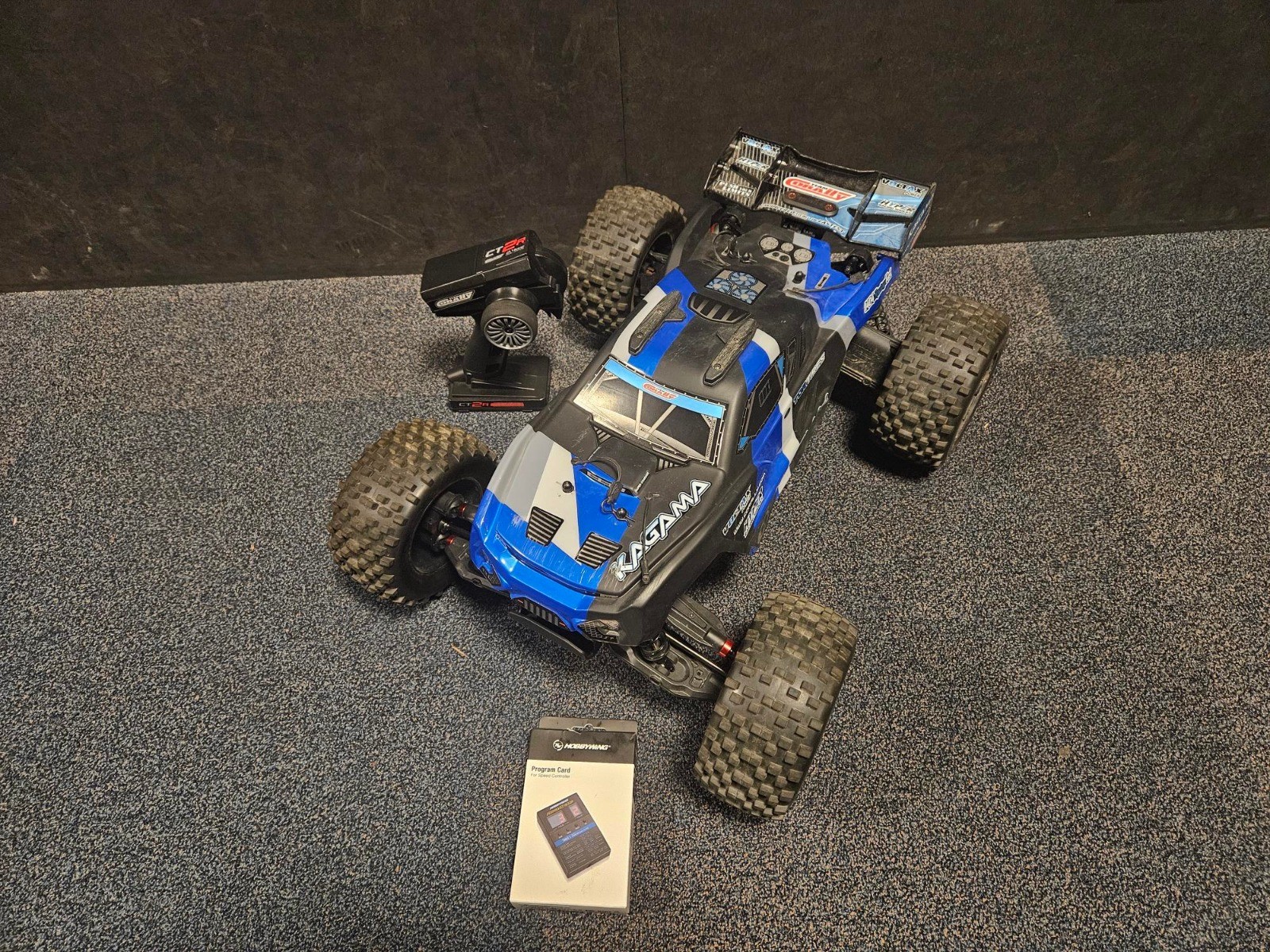 Tweedehands Team Corally Kagama brushless truggy RTR - Blauw (00325769)