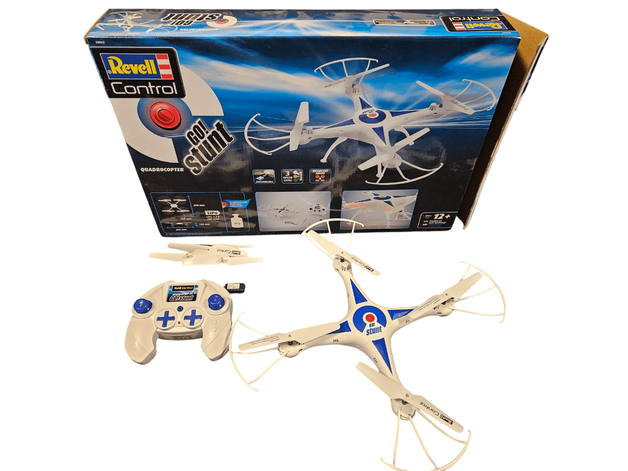Tweedehands Revell Go Stunt drone (1 motor draait niet)