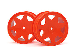 Ultra 7 wheels orange 30mm (2pcs