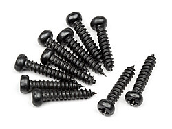 Tp. button head screw m2.6*12mm (10pcs)