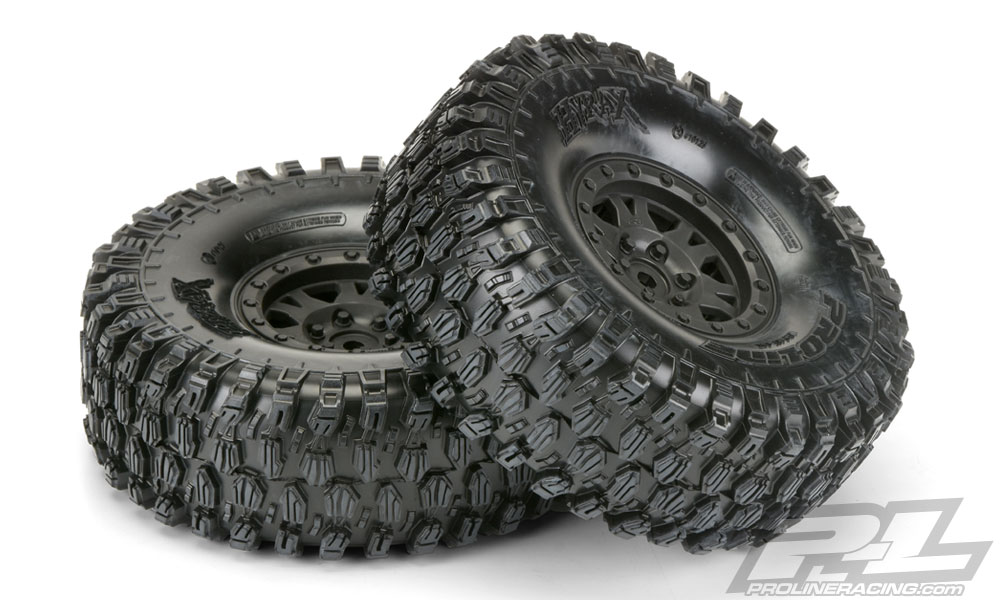 Proline BFGoodrich Hyrax 1.9" G8 Crawler banden op Impulse 1.9" velgen (2 stuks) (PL10128-10)