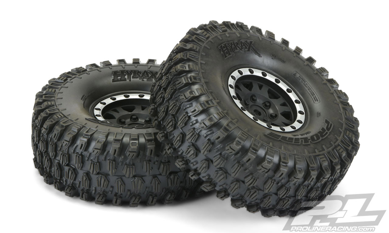 Proline BFGoodrich Hyrax 1.9" G8 Crawler banden op Impulse 1.9" beadlock velgen (2 stuks) (PL10128-13)