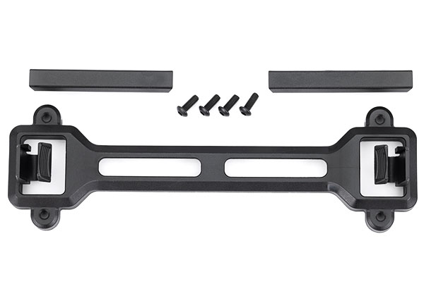 Traxxas - Latch, body mount, rear/ rear latch mount (2)/ 3x8mm BCS (4) (for clipless body mounting) (attaches to #10111 body) (TRX-10144)