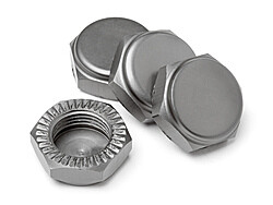 Closed locking wheel nuts (4 pcs)