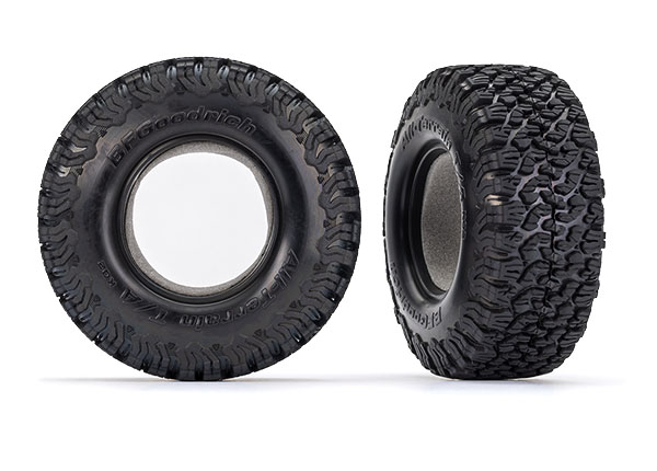 Traxxas - Tires, BFGoodrich All-Terrain T/A KO2 (dual profile 4.5x1.7- 2.2/3.0") (2)/ foam inserts (2) (TRX-10181)
