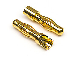 Male gold plated connector (1 pr)