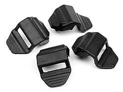 Rubber strap (black/4pcs)