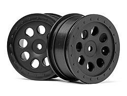 St-8 wheel black (0mm offset/2pcs)
