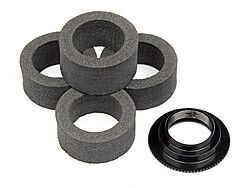 HPI - Servo saver foam (4pcs) with adjust nut (104123)