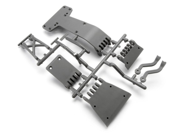 High performance skid plate set (gray)