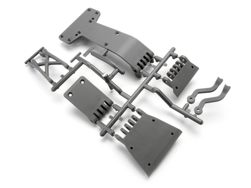 High performance skid plate set (gray)