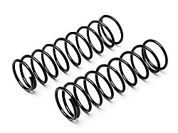 Shock spring 13x57x1.4mm 9.5coils (black/2pcs)