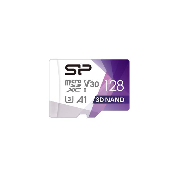Silicon Power Micro SDHC card Superior Pro 3D-Nano 128GB met adapter
