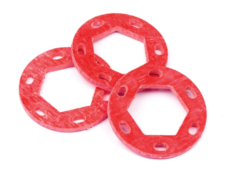 Triple fiberglass brake disk set 19x35x2.5mm