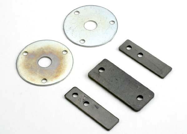 Traxxas - Diff gear side plates/ ball joint plate, TRX-1234 (TRX-1234)