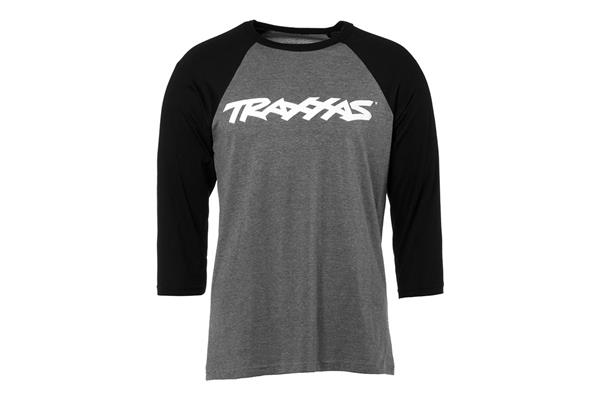 Traxxas - Traxx Raglan Shirt Grey/Black M, TRX-1369-M (TRX-1369-M)