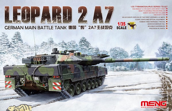 Meng 1/35 German Tank Leopard 2 A7