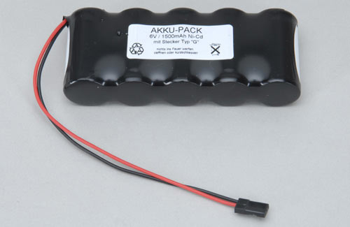 FG receiver battery NiMH 6V/2000mAh