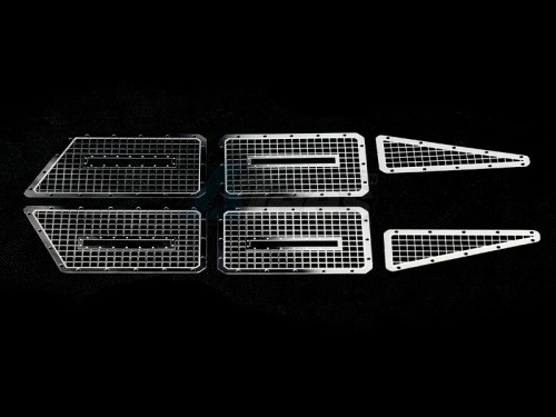 Aluminium Window Mesh Guard voor de Traxxas TRX-4 Tactical
