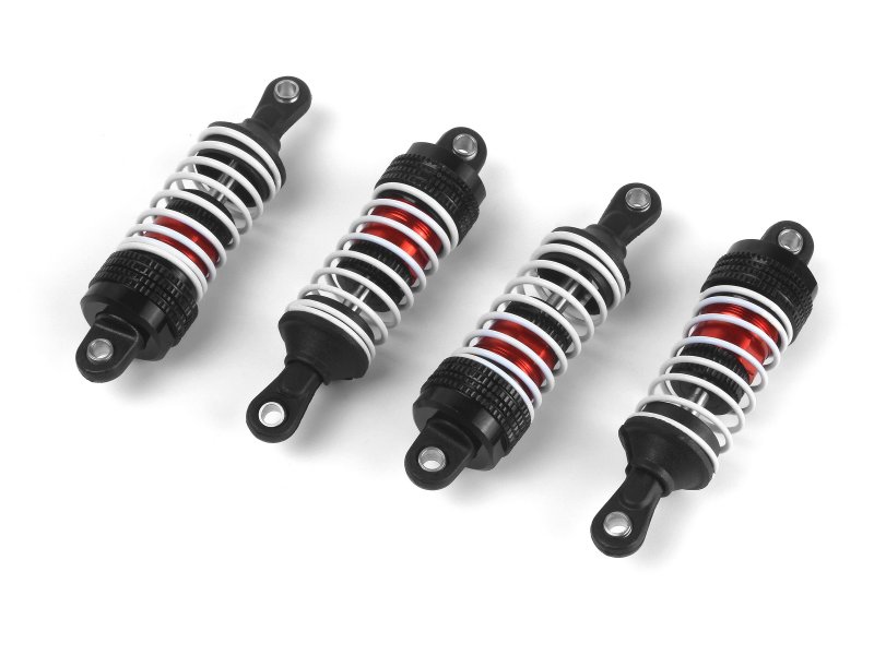 Maverick RC - Aluminum Oil-Filled Shock Absorber Set Red/4pc (MV150556)
